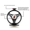 AnglerDream Die Casting Fly Fishing Reel ALC Reel Large Arbor