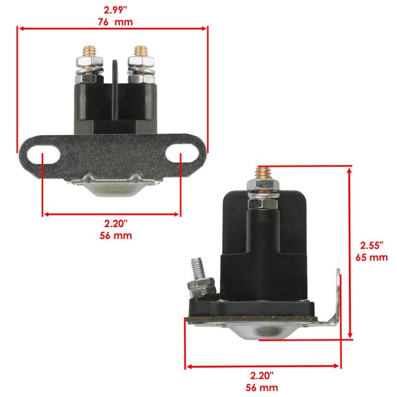 Caltric Starter W/ Relay Solenoid for Polaris Ranger XP 700
