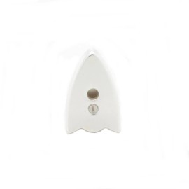 Stecksstore Dual Cactus Belt Buckle Tip Silver Plate 3/4" 3426-02