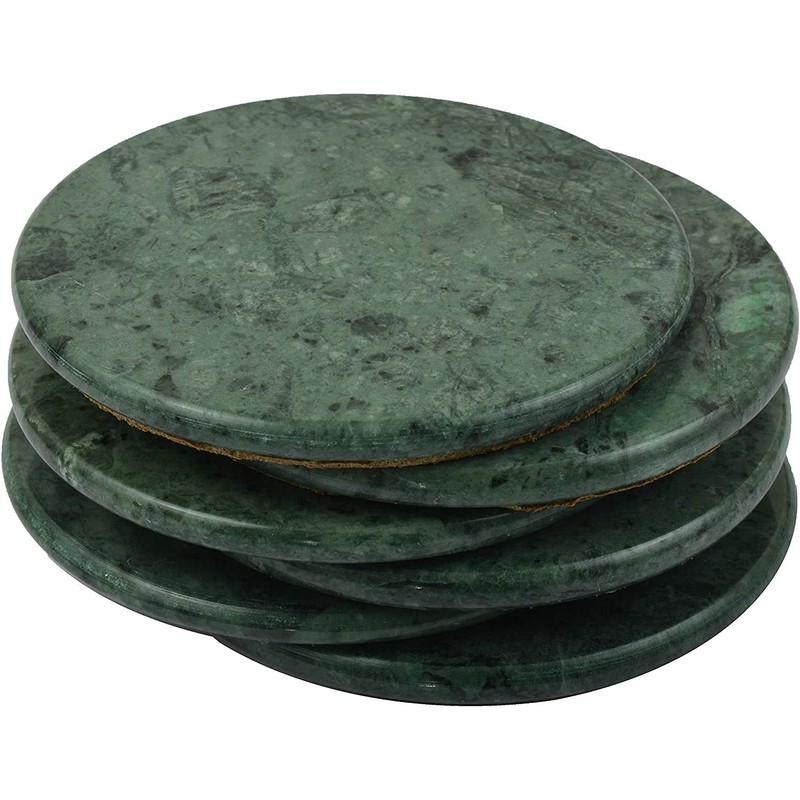 Marbco Marble Stone Coaster - Marble Coasters Set of 6