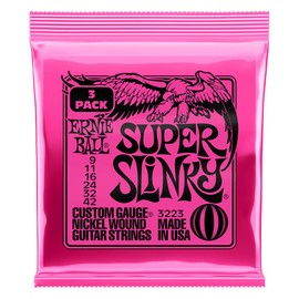 Ernie Ball Ernie Ball 2223 Super Slinky 9-42 (12 Pack Bundle)