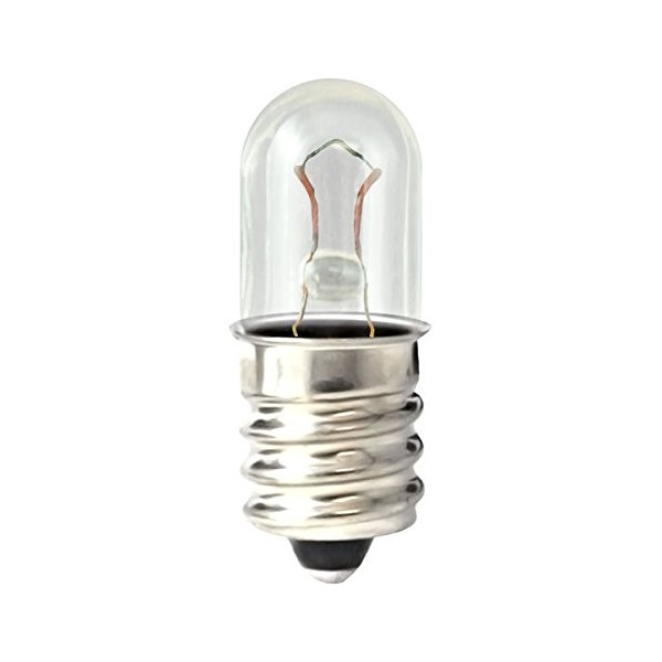 Eiko - 373 Mini Indicator Lamp - 14 Volt - 0.08 Amp - T1.75 Bulb - Midget Screw Base - 10 Pack