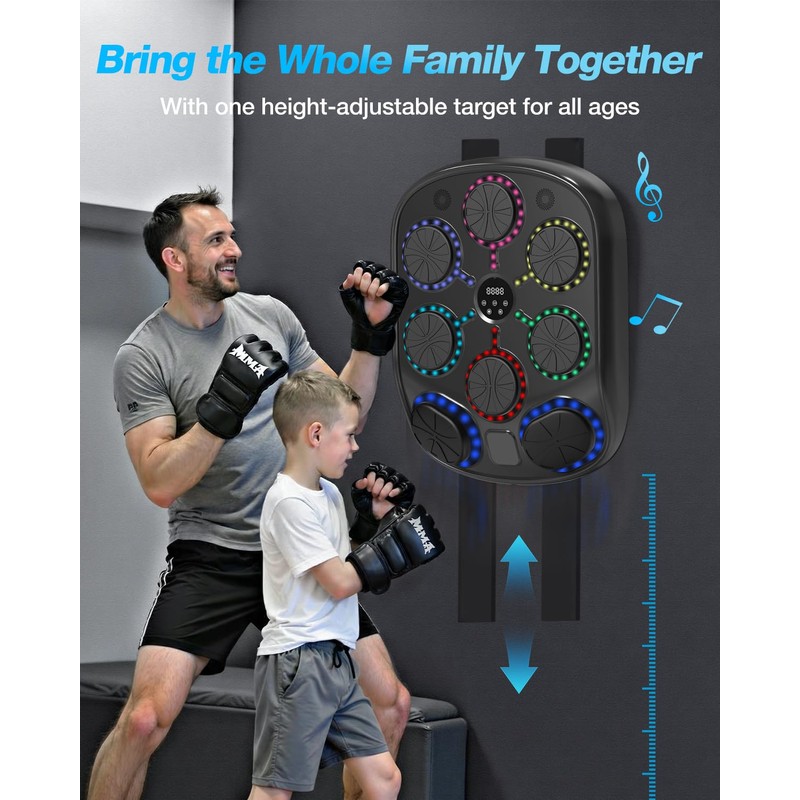 Turquvix Music Boxing Machine for Adults and Kids, Smart Bluetooth