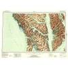 YellowMaps Sitka AK topo map, 1:250000 Scale, 1 X 2