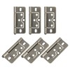 sourcing map 6Pcs 3x1.4 Inch Door Hinges Non-Mortise No Noise