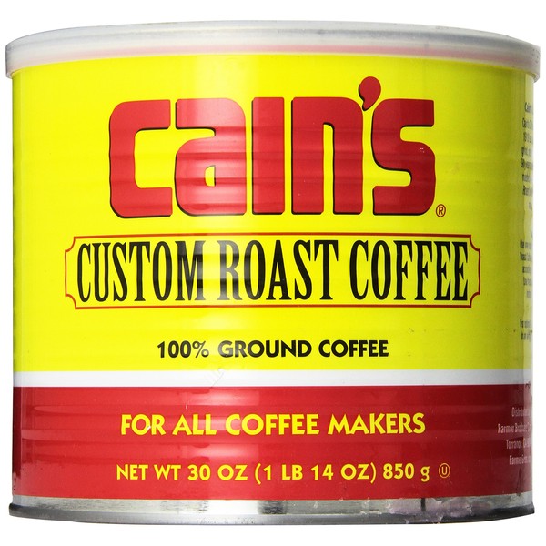 Cain's Custom Roast Coffee 30 Oz. Can