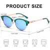 DUCO 1221 Women's Sunglasses, Polarized Lenses, UV 400 Protection, For