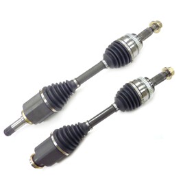 DTA DT1262126201 Front Left Right Pair - 2 New Premium CV Axles Compatible with 2007-2013 Lincoln MKX AWD; Ford Edge V6 AWD Only. Will NOT Fit 2WD