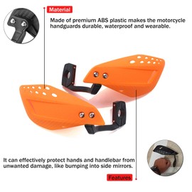 22 mm de 22 mm para motocicleta de Dirt Bike ATV Yamaha, Kawasaki, Suzuki, Honda (naranja)