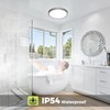 hepside LED Ceiling Light,3000K/4000K/6500K 3 Color Temperature, Waterproof IP54 LED
