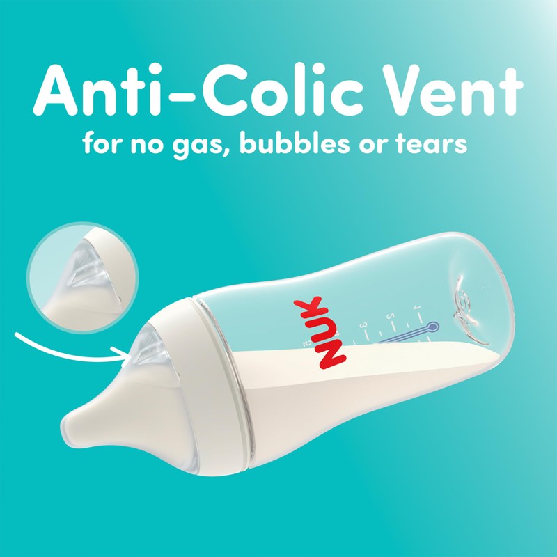 NUK Perfect Match 2-in-1 Natural and Anti-Colic Bottle with Medium