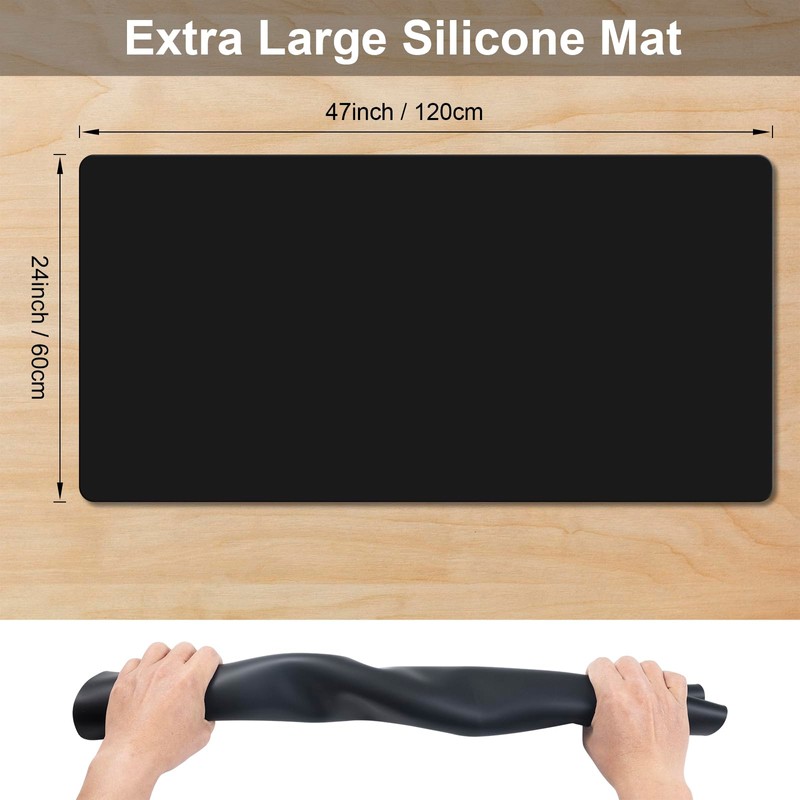 Quality Silicone Table Mat 47x24 Inch - High Heat Resistant