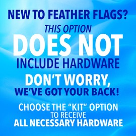 Vista Flags LOANS (Green/White) Windless Feather Flag Bundle (Complete Kit) OR Optional Repl - Flag Only
