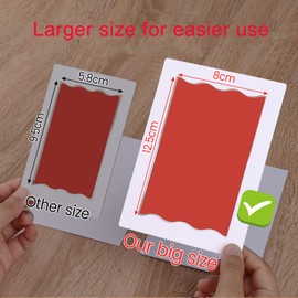 Nabance Footprint Baby 2 Pieces Handprint Baby Large Format with 2 Photo Frames 4 Wooden Pegs 4 Cards Clean Touch Paw Print Set Dog Baby Footprint Set Does Not Come with Colour Gift Christmas