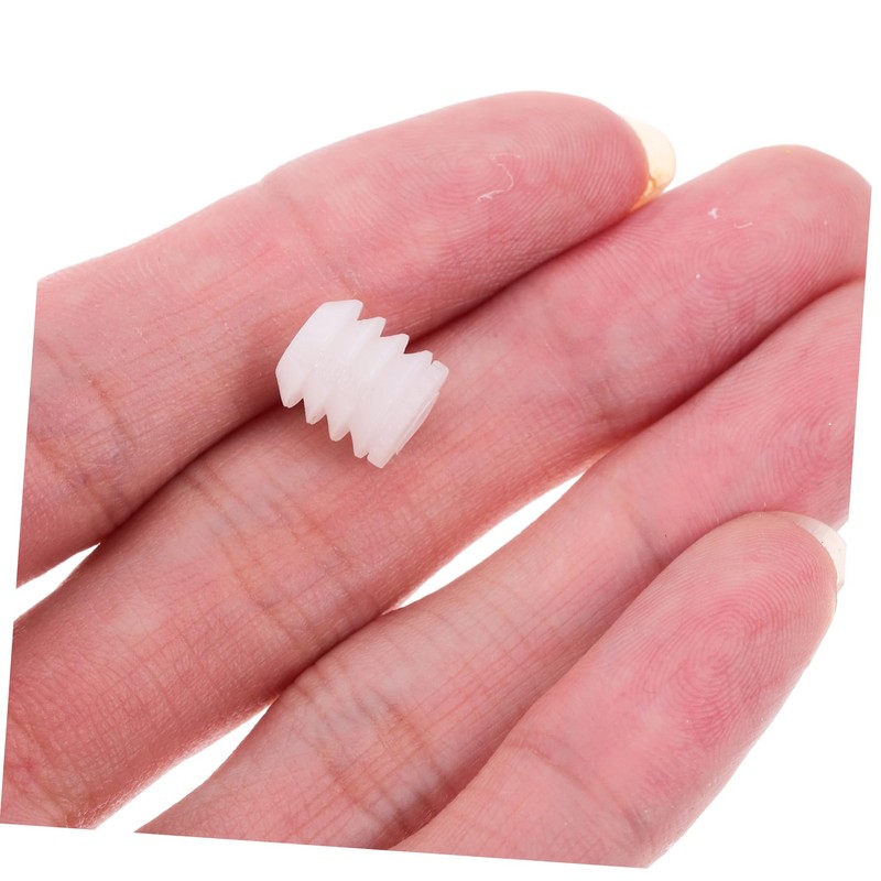 VILLFUL 150pcs Plastic Dowel Inserts for Cabinet Hinge Repair Threaded