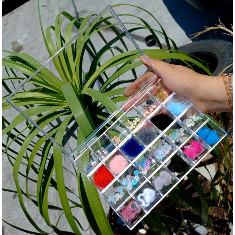 KH Kit Estuche Decoración Para Uñas Nail Cute Figuras Kwaii