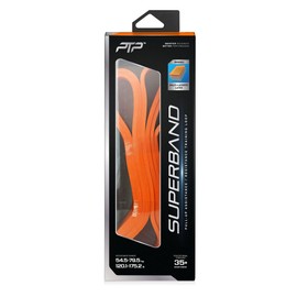 PTP Unisex - Adult Ultimate Superband Fitness Band, Orange, One Size