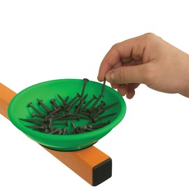 Dapetz ® Magnetic Hi-Vis Part Trays 3pce Attach to Any Ferrous Surface, Such as Workbench, Machinery or Vehicle. Colour Coding Provides Method of Keeping Small Parts Separated and Sorted Until Needed.