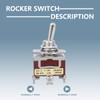 Innfeeltech 3 Pcs Toggle Switch, 20A 125V, 1121 SPDT, 3