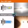 AUIMSOCO 2x H7 LED Headlight Bulbs Kit High Low Beam