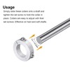 sourcing map Double Split Clamp-On Shaft Collar for 1-1/8" Shaft,
