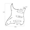 Electric Guitar Pickguard PVC Material Scratch Proof Guard Plate for