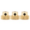 3Pcs RC Car Gear Copper M0.6 3.175mm Diameter Remote Control