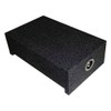Q-Power Single 10-Inch Universal Downfire/Behind Seat Sub Box | QBSHALLOW10
