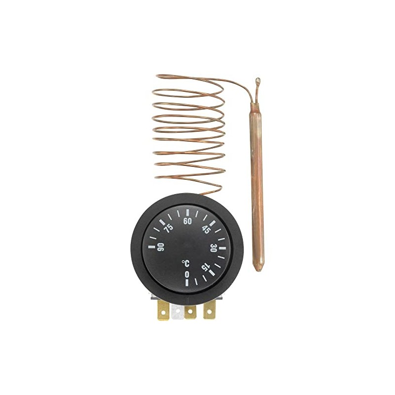 Sygonix Built-in thermostat installation 0 to 90 °C