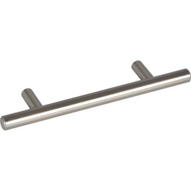 Sun Chain Senna LA Handle 96 mm - Handles for Kitchen Cabinets - Cabinet Handles Barrel Width 160 mm Steel Stainless Steel Effect