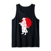 Japanese Samurai Bushido Warrior Retro Rising Sun Japan Tank Top