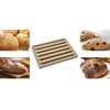 Wooden Bread Chopping Board with Removable Grid, 35 x 25