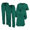 ACTIVE UNIFORMS Men's Scrub Set Medical Scrub Tops and Pants
