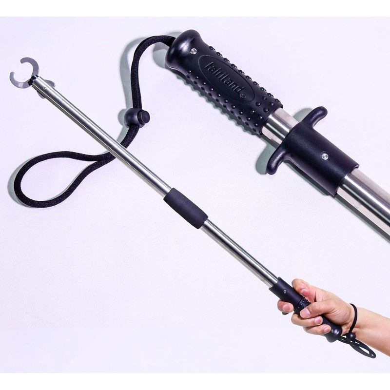 Fairiland Heavy-Duty Fish Gripper – 43.3" Extra-Long Stainless Steel Grabber