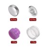 sourcing map 10 Sets Self Cover Button Kit 24L 0.6"