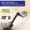 17PCS Power Drill Bit Extension Adaptor Incloud 2PCS Hex Shank