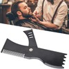Beard Shaping Template, Rotated Comfortable Men's Goatee Beard Lineup Tool