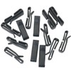 MEETOOT 12PCS Webbing End Clip Adjustment Buckle Backpack Attachment Strap