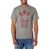 USC USC Basketball Trojans Distressed Retro 80s Style Hoop T-Shirt