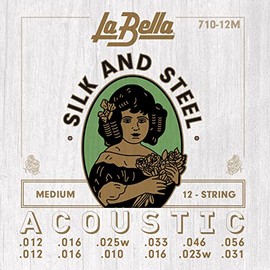 La Bella 710-12M Silk & Steel Medium Acoustic Guitar String
