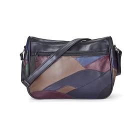 Woodland Leathers Crossbody Bags For Women, 100% Genuine Leather Shoulder Bag With Adjustable Strap, Multi Compartment Crossover handbags for women in Navy, Black, Red and Grey (Multicolour)