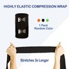 Degasa Elastic Bandage wrap with Closures Clips, 1 Pack, Random
