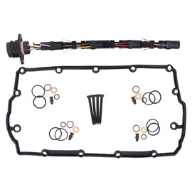 Line Kit Injector Pump Nozzle Gasket Set Screws Wiring Harness Valve Cover Gasket for Tiguan Transporter T5 Golf 6 5 4 Pa-ssat Tour-an Polo A3 8P A4 A6 Q3 Leon Ibiza Fabia Oc-tavia Superb