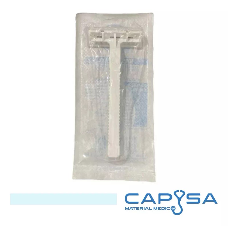 DL Rastrillo Quirúrgico C/ Hoja Acero Inoxidable 20pzas