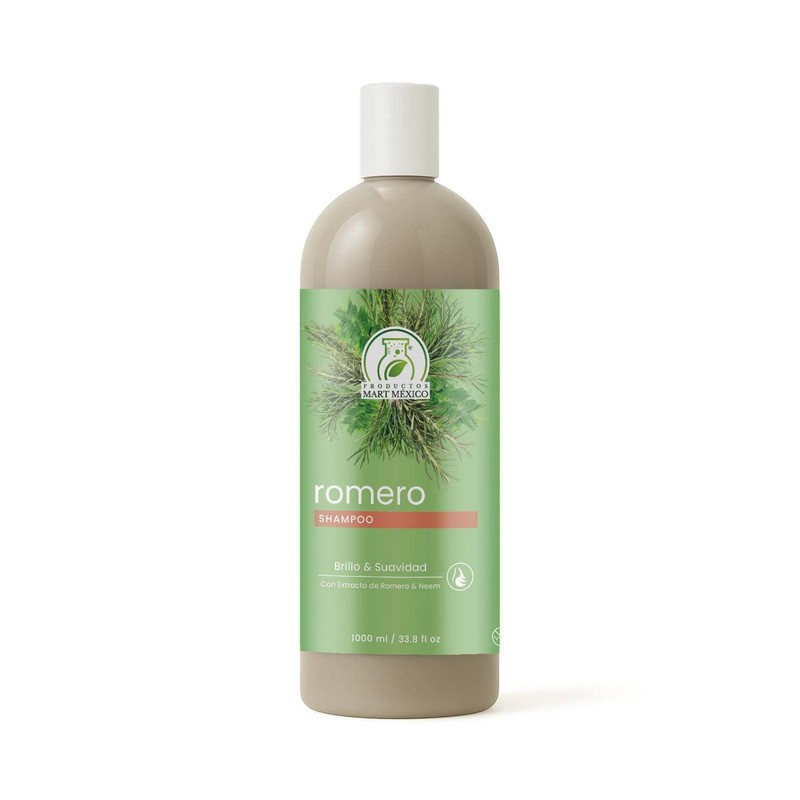 Shampoo Extracto Natural Romero Brillo & Suavidad 1 Litro
