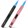 LcFun 2 Pack Torch Lighters Refillable Butane Lighter with Visible