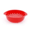 Mintra Home Mixing Bowl w/Colander (Large 4.5L, Red) - For