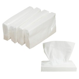 HugeDE 5 Packs Car Tissues Car Visor Napkins Car Travel Tissues Case Tissue Refills Napkin Holder Tissues Facial Tissue Packs