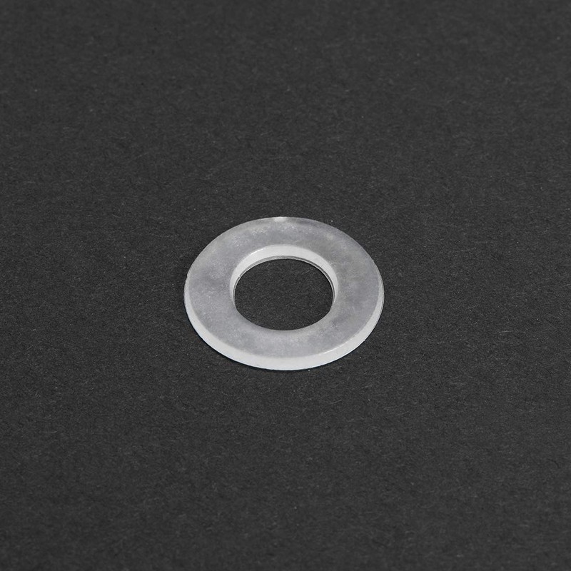 sourcing map Nylon Flat Washers M8 16mm OD 8mm ID