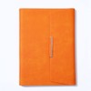 A5 Leather Ring Binder, 6 Round Rings Refillable Notebook Binder,